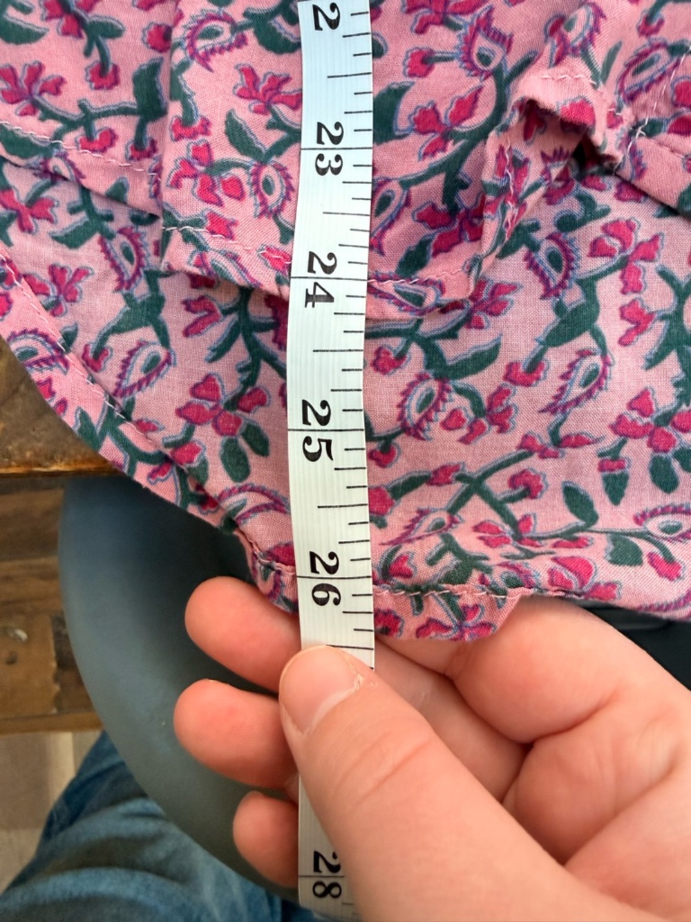 Anthropologie Maeve Sleeveless Pintuck Floral Blouse Pink Boho Top Women's - Picture 9 of 9
